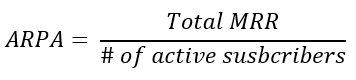 ARPA formula